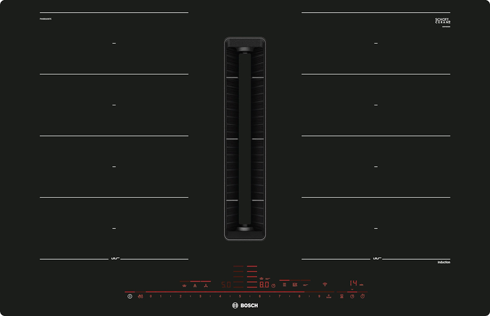 BOSCH PXX801D67E - Induktionskochfeld 80cm mit Dunstabzug