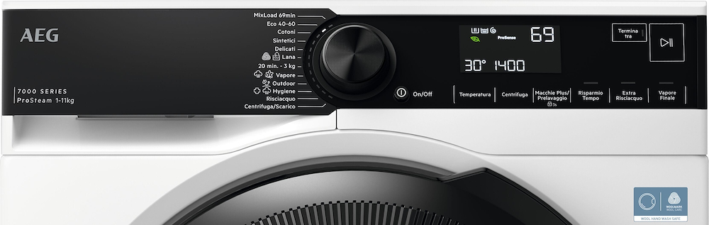 AEG LR7FH11BGB - LR7FH11BGB 0721274 LAV.C/FRONT 11KG 1400GIRI CE.A-30% INVERT VAPORE