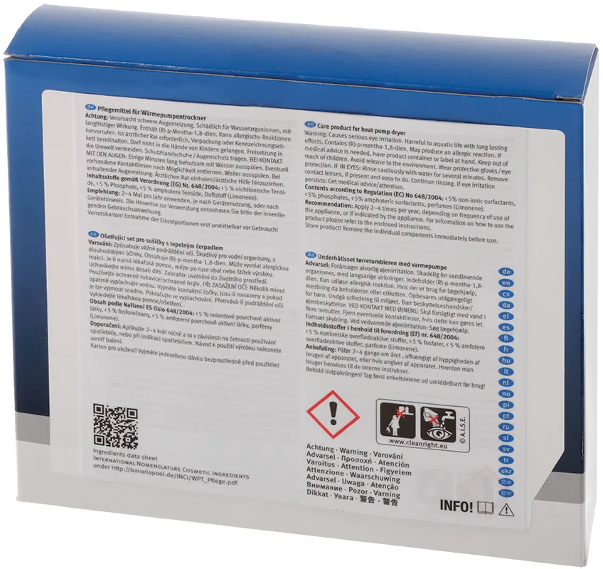 BOSCH 00312111 - Bosch Set di pulizia per asciugatrici a pompa di calore