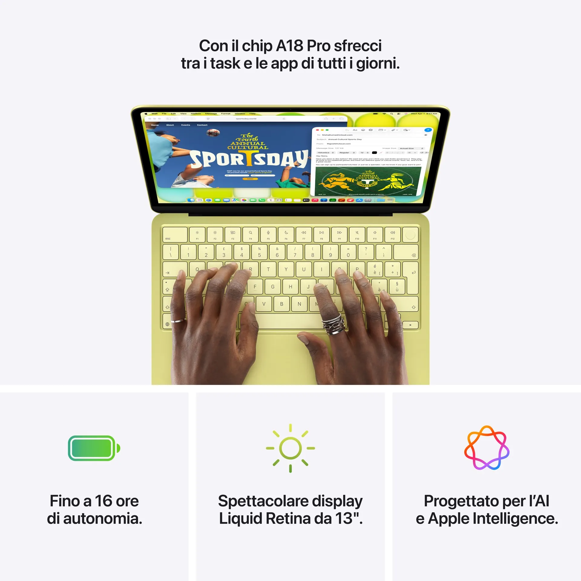Apple MHFC4D/A - MacBook Neo 13" 2026 Silber