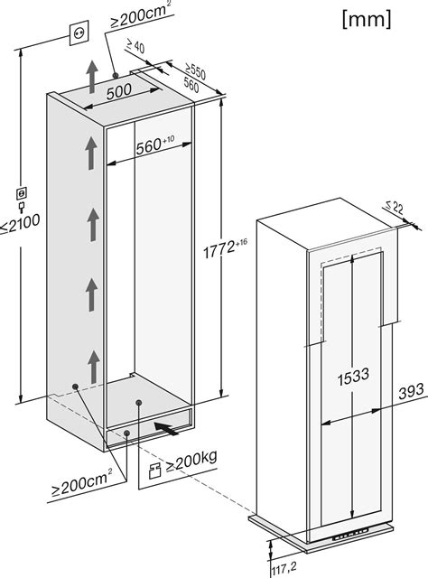 MIELE MOBILIERI K7744E - Miele Einbaukühlschrank K7744E