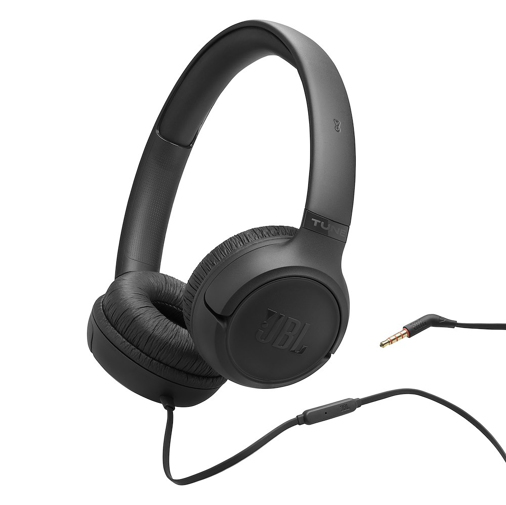 JBL JBLT530BLK - Schwarze Kopfhörer mit Mikrofon