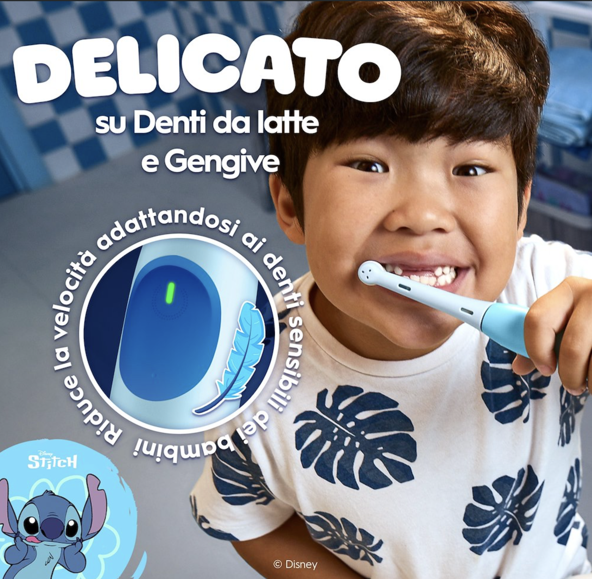 ORAL-B IO2STITCHCELESTE - iO2 Kids Stitch Elektrische Zahnbürste