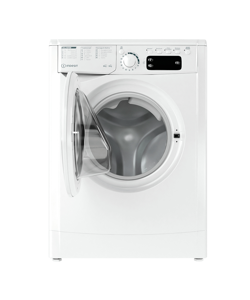 INDESIT EWDE861483WITN - Indesit Wasch-Trockner Frontlader 8 kg