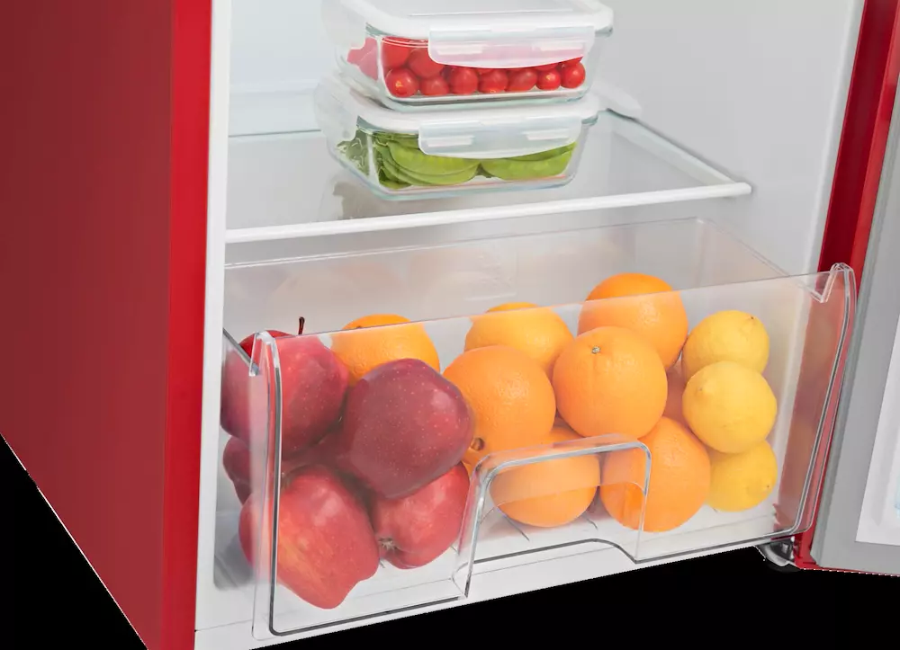 HISENSE RR220D4ERE - Einzel Tür Kühlschrank Rot 150L