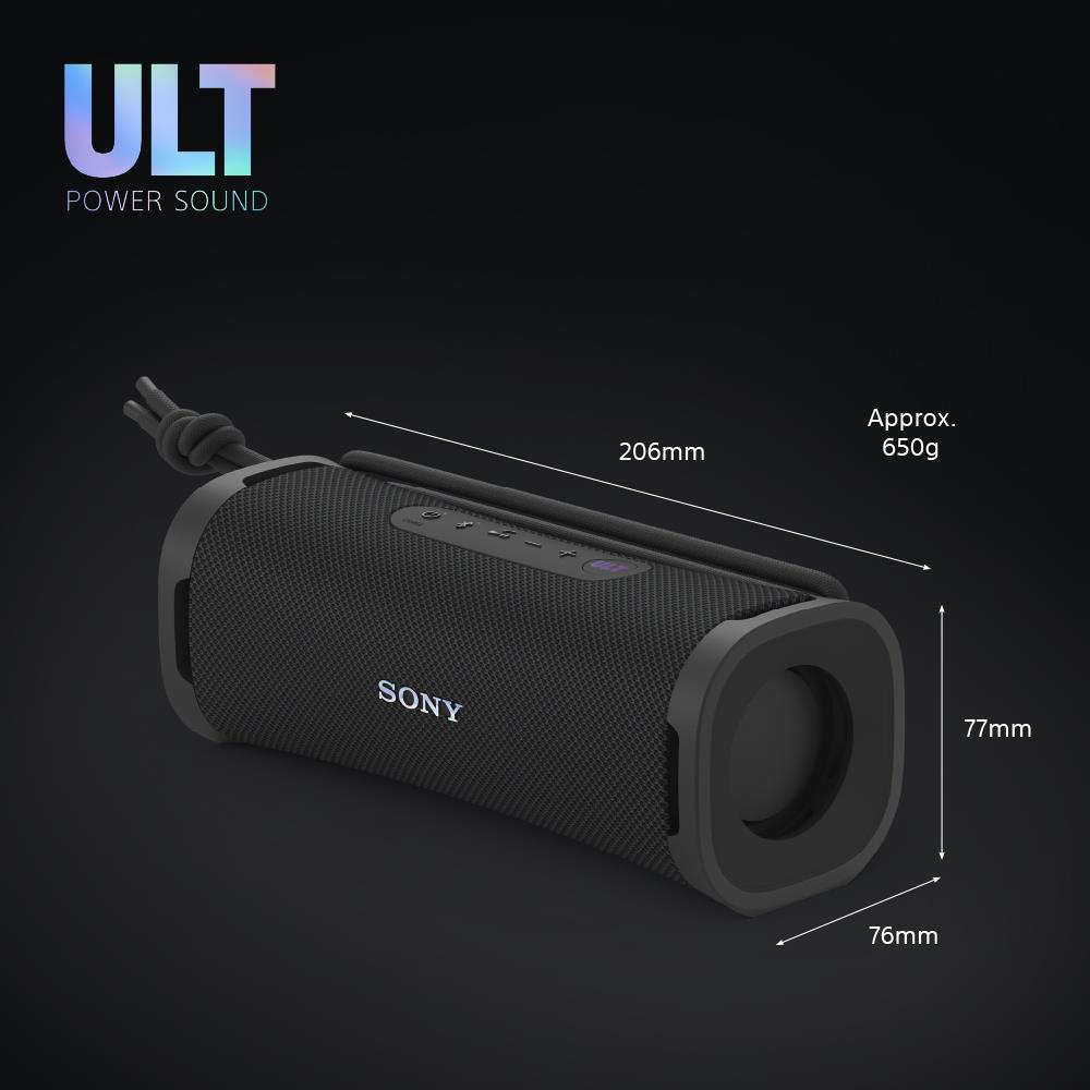 SONY SRSULT10B - Bluetooth Lautsprecher mit starken Bässen