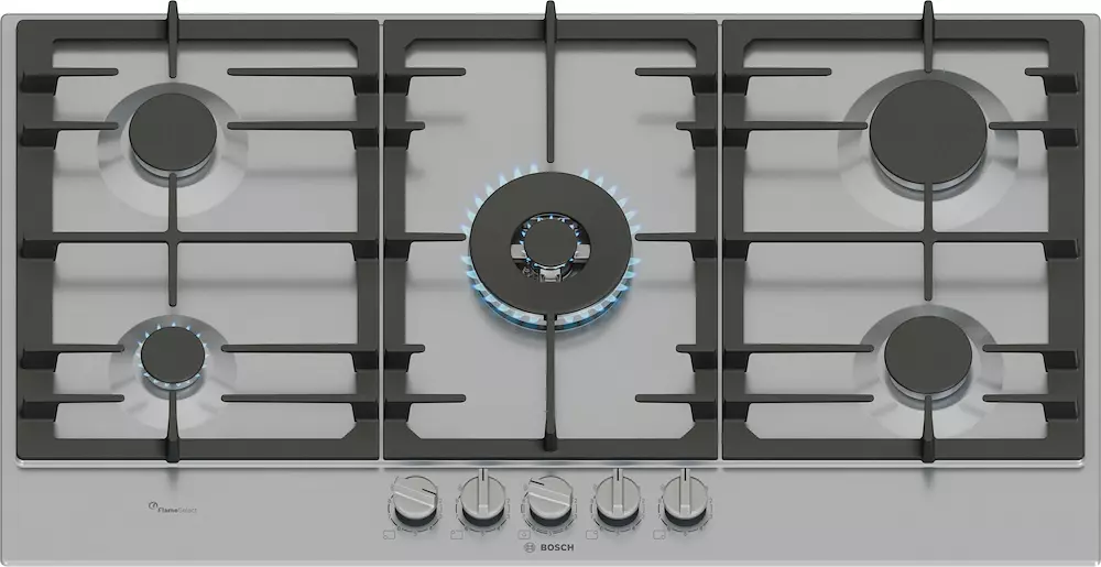 BOSCH PCR9A5I90 - Bosch Gasherd 90cm Edelstahl