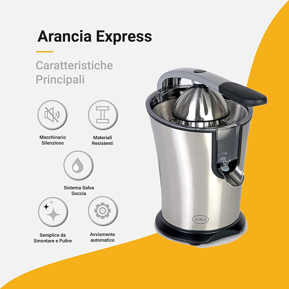 RGV ARANCIAEXPRESSN - Elektrischer Entsafter 120W RGV ARANCIAEXPRESSN - Elektrischer Entsafter 120W