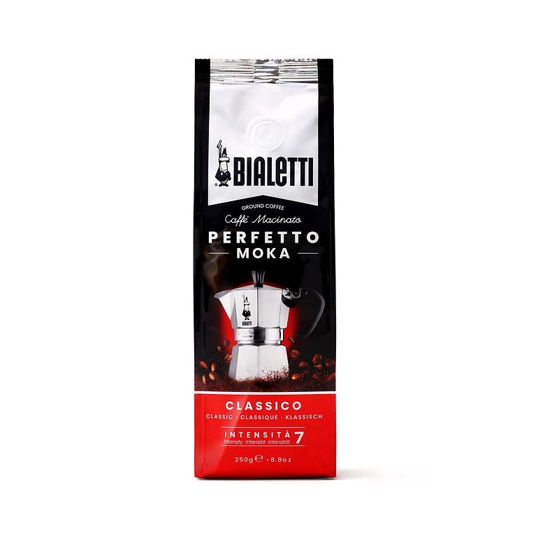 BIALETTI 096080355 - Bialetti Perfetto Moka Classico Gemahlener Kaffee 250g