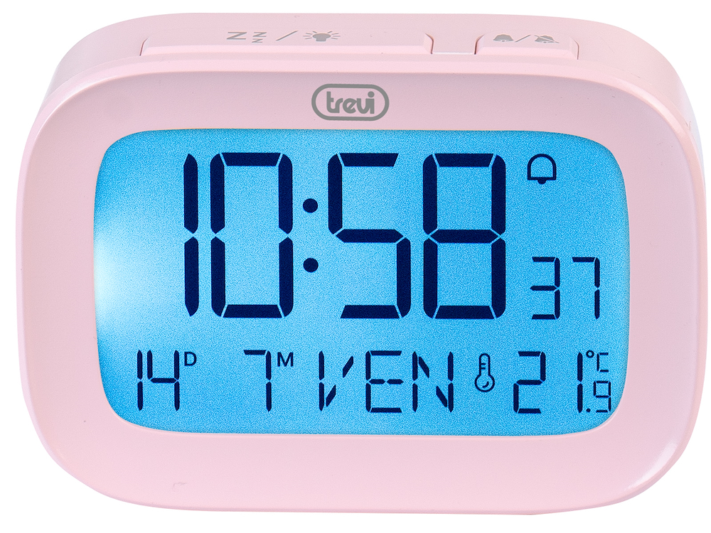 TREVI 0SL385008 - Digitale Wecker SLD 3850 in Rosa