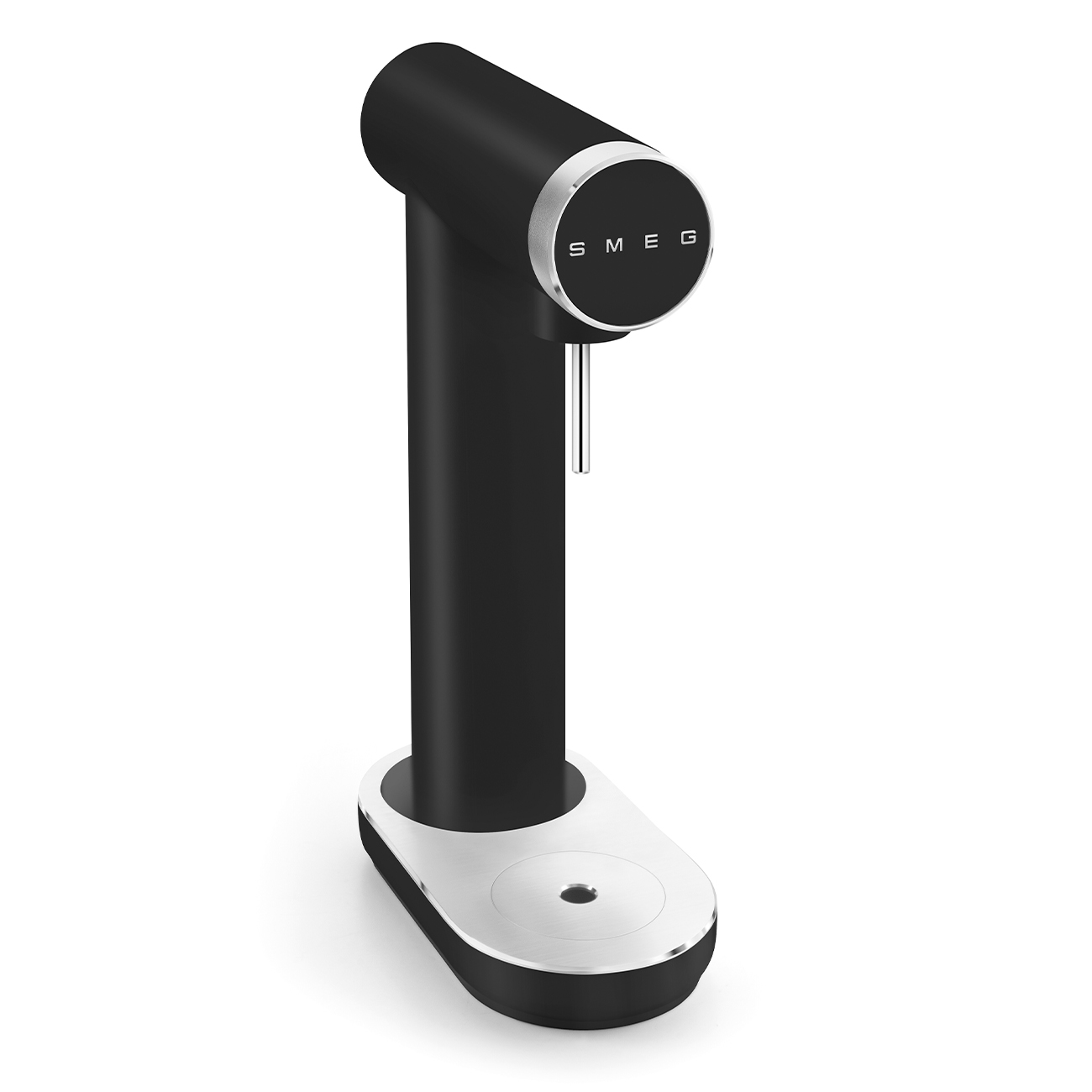SMEG SKC01BLM - Gasatore d’acqua nero opaco