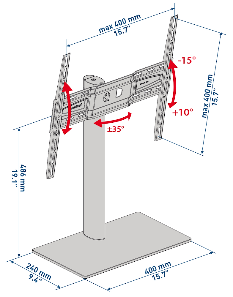 MELICONI 480807 - Stand 400 TV-Ständer