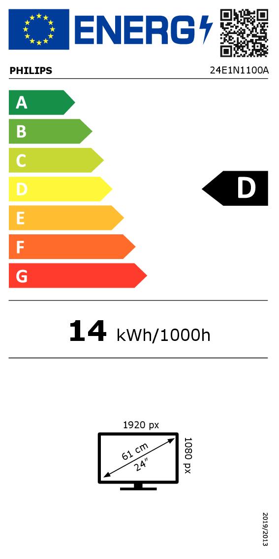 PHILIPS 24E1N1100A - 23.8 Zoll FHD Produktivitätsmonitor