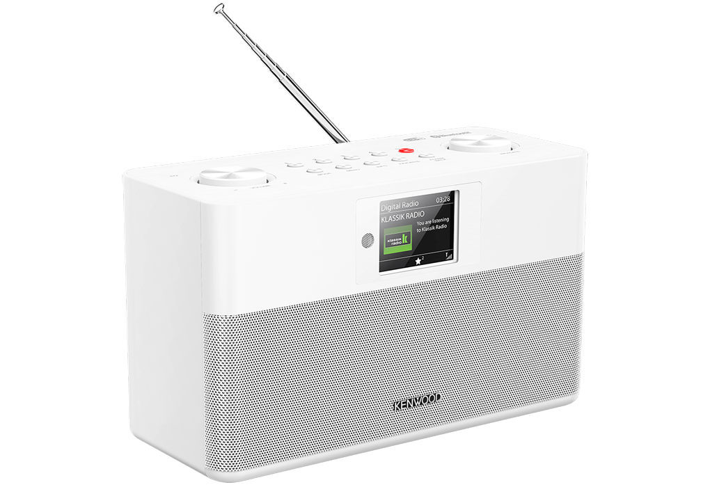 KENWOOD CRST85DABW - Radio compatto stereo DAB+ bianco
