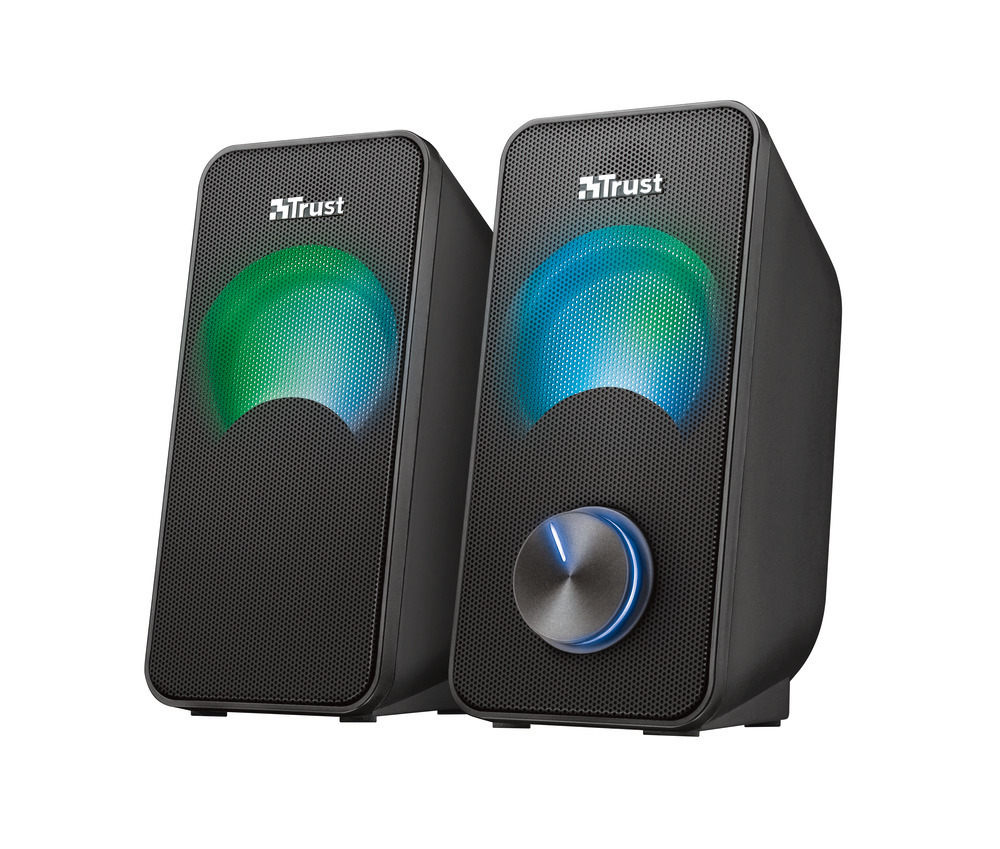 TRUST 23120 - 23120 0484570 CASSE PC 2.0 12W USB RGB LED ARYS