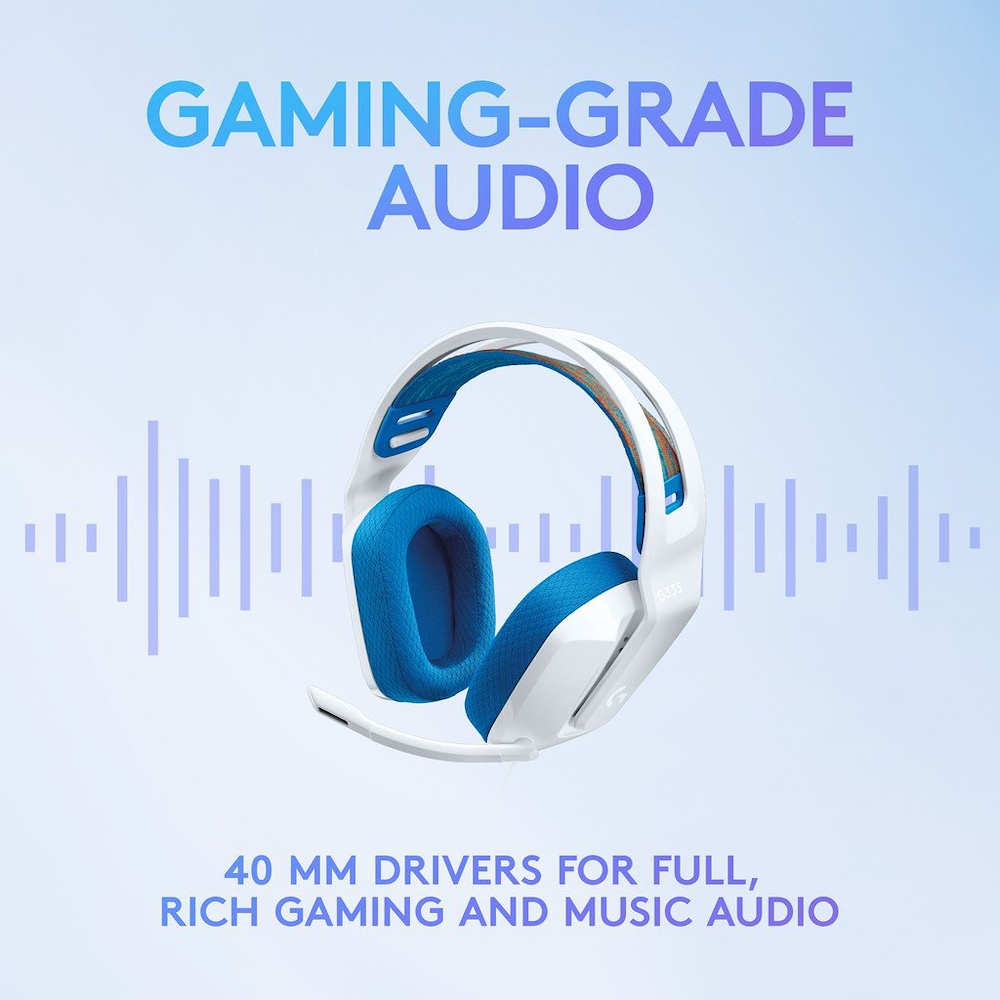 LOGITECH 981001018 - Cuffia da Gioco G335 Bianca