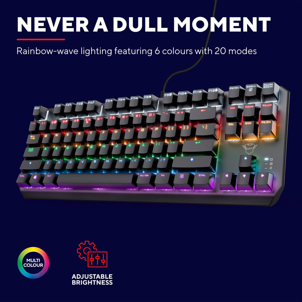 TRUST 24406 - Tastiera Gaming Trust GXT 834