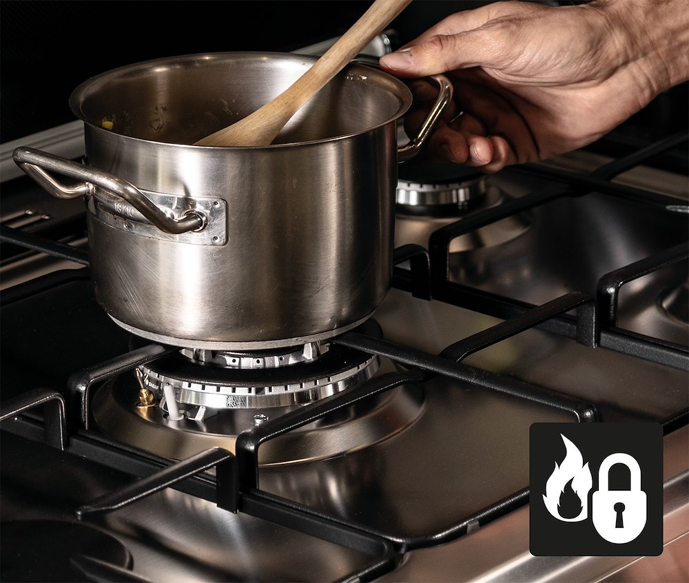 GLEM GAS DG96MI3 - CUCINA INOX 90CM ELETTRICA