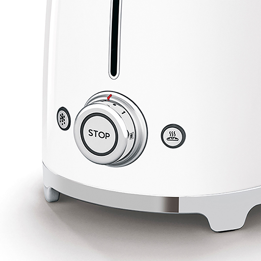 SMEG TSF01WHEU - Tostapane 50's Style Bianco Lucido