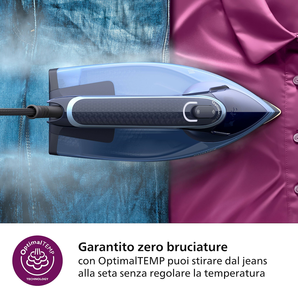 PHILIPS DST8020 - Ferro da Stiro 3000W SteamGlide