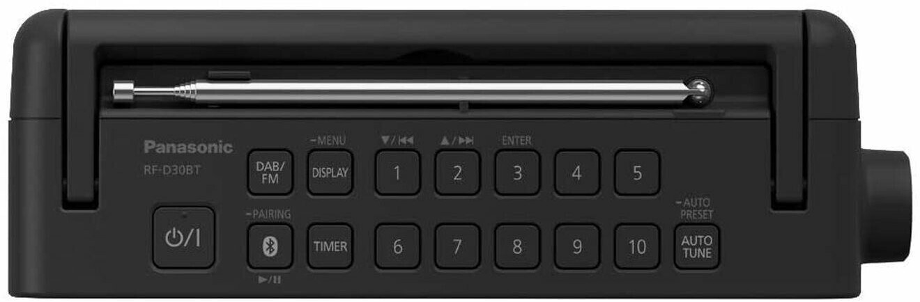 PANASONIC RFD30BTEGK - Panasonic RF-D30BTEG-K DAB+ Radio mit Bluetooth