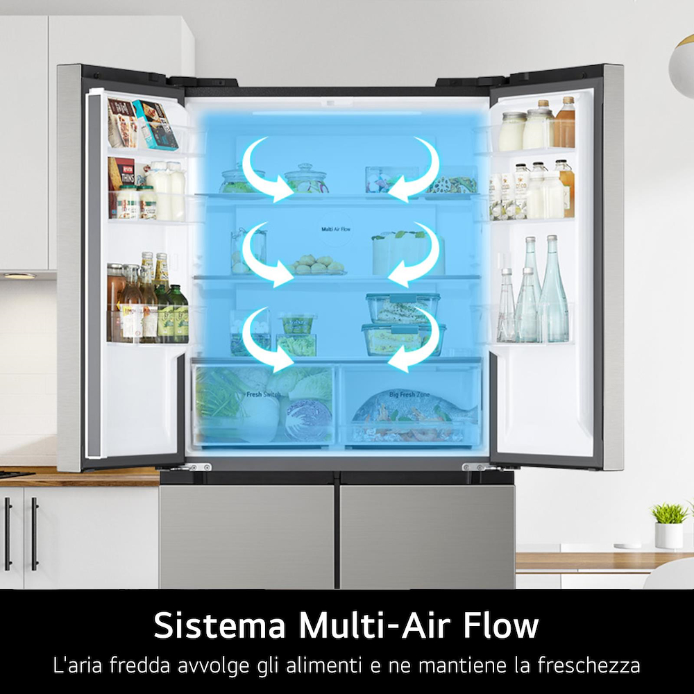 LG GMM41MSBEM - Multidoor Kühlschrank 474L No Frost LG GMM41MSBEM - Multidoor Kühlschrank 474L No Frost