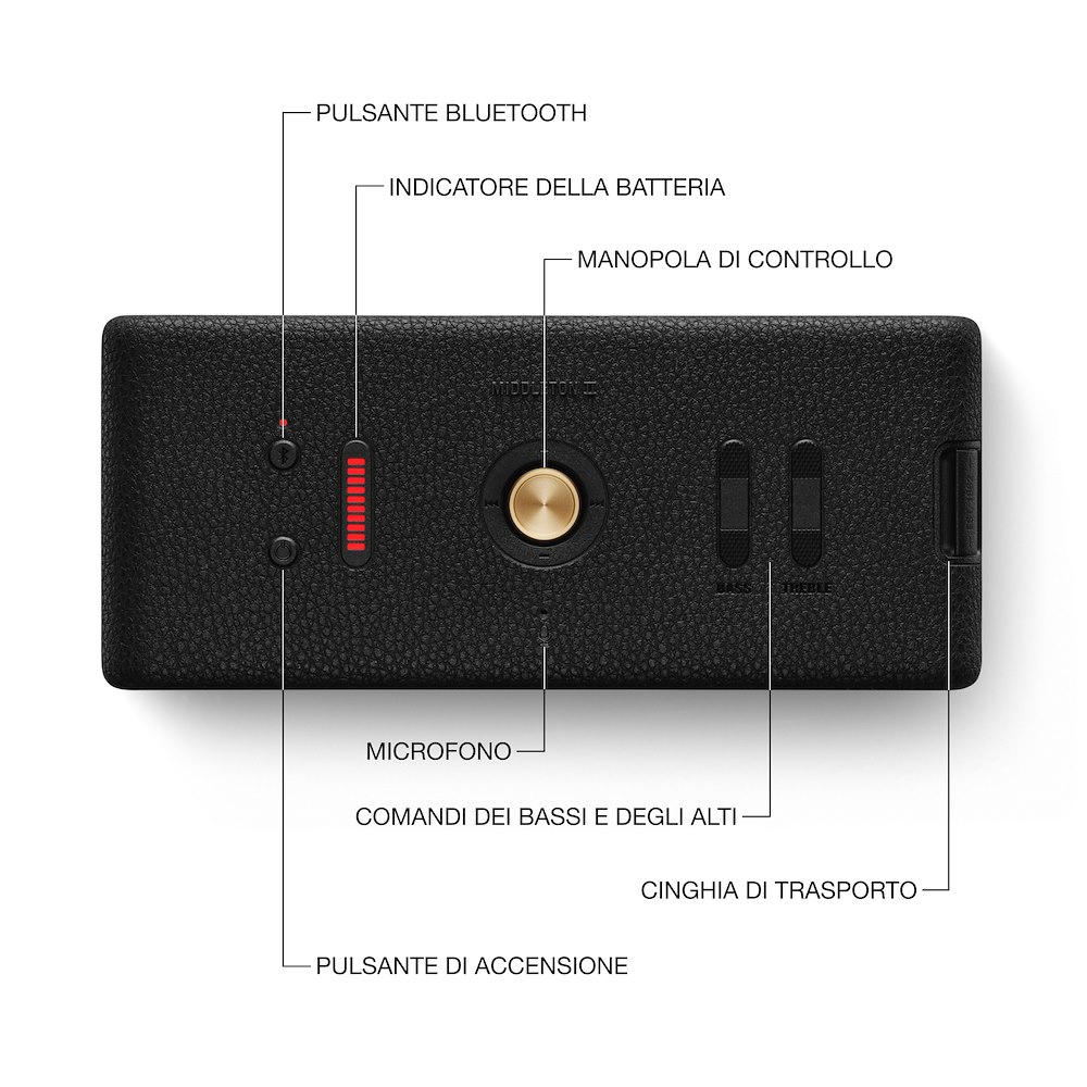 MARSHALL 1007428 - Middleton II Bluetooth Lautsprecher