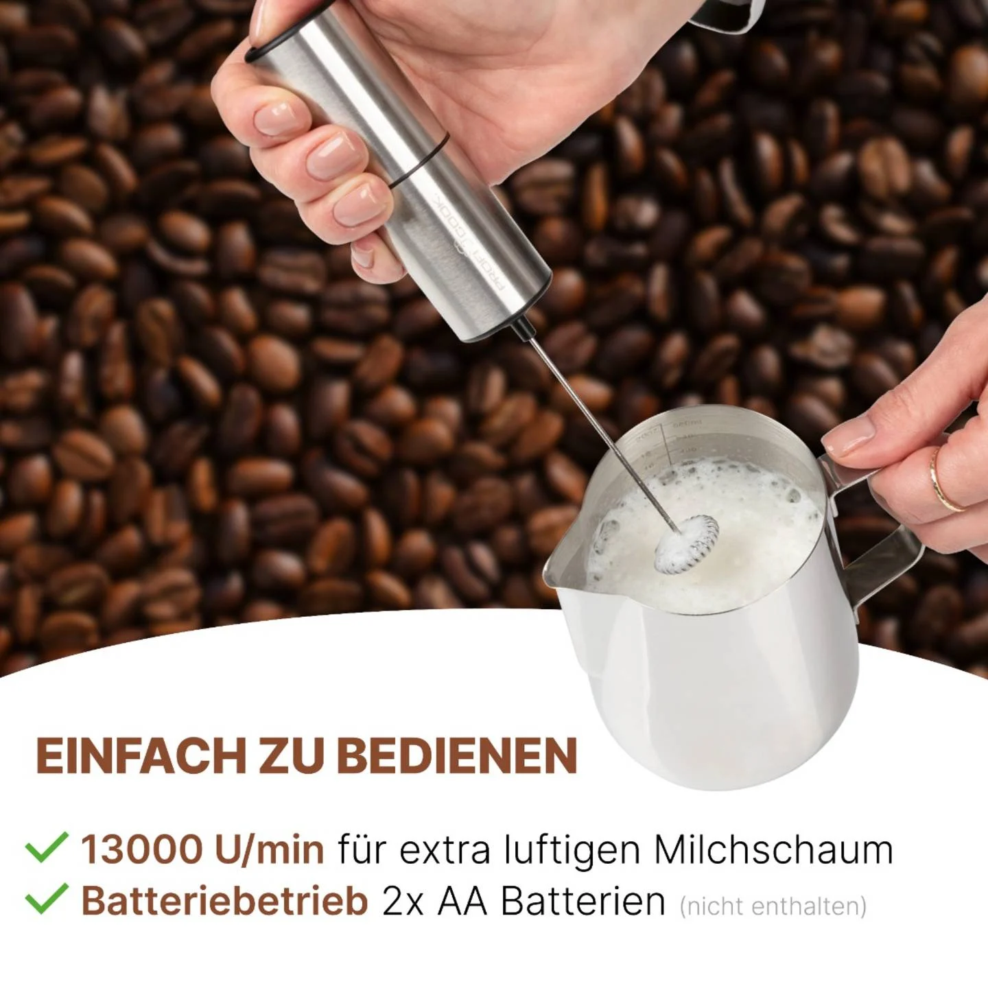 PROFICOOK MS1273 - ProfiCook Milchaufschäumer PC-MS 1273