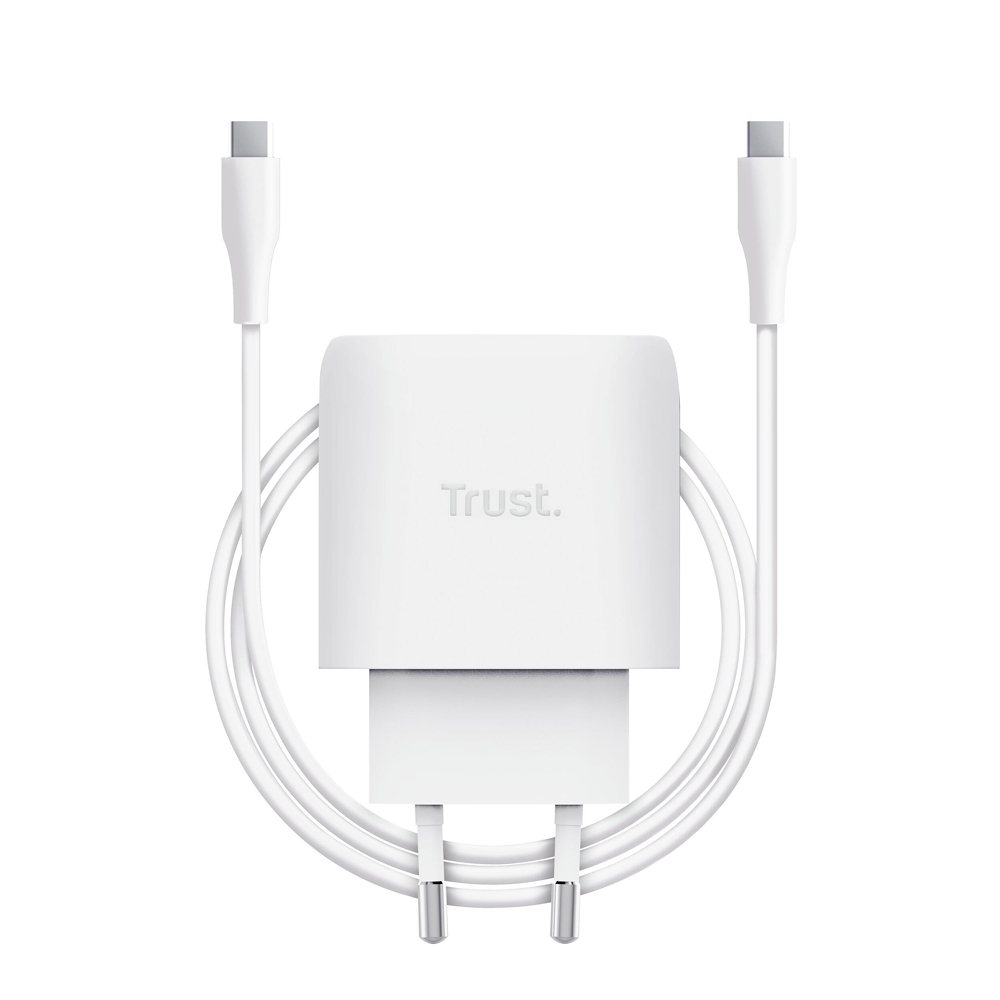 TRUST 25522 - Caricabatteria USB-C 45W Trust Maxo Bianco
