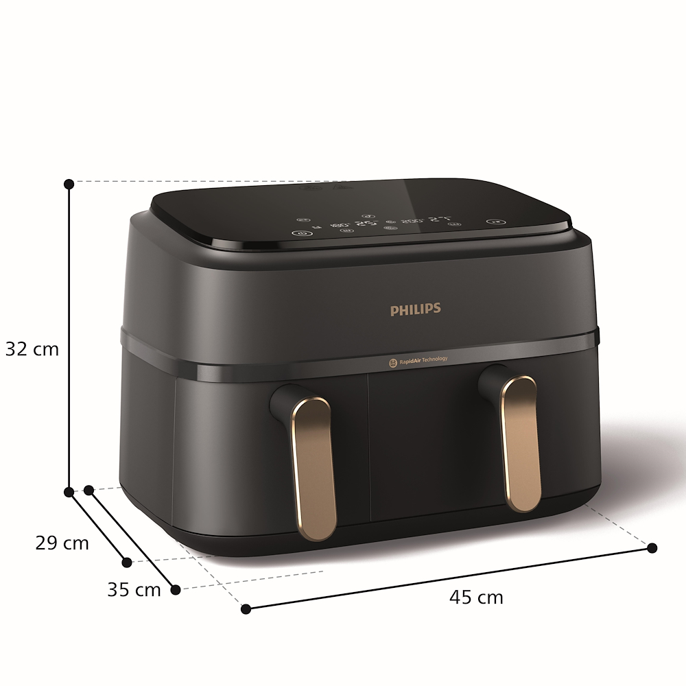 PHILIPS NA352 - Philips Airfryer Dual Basket NA352/00