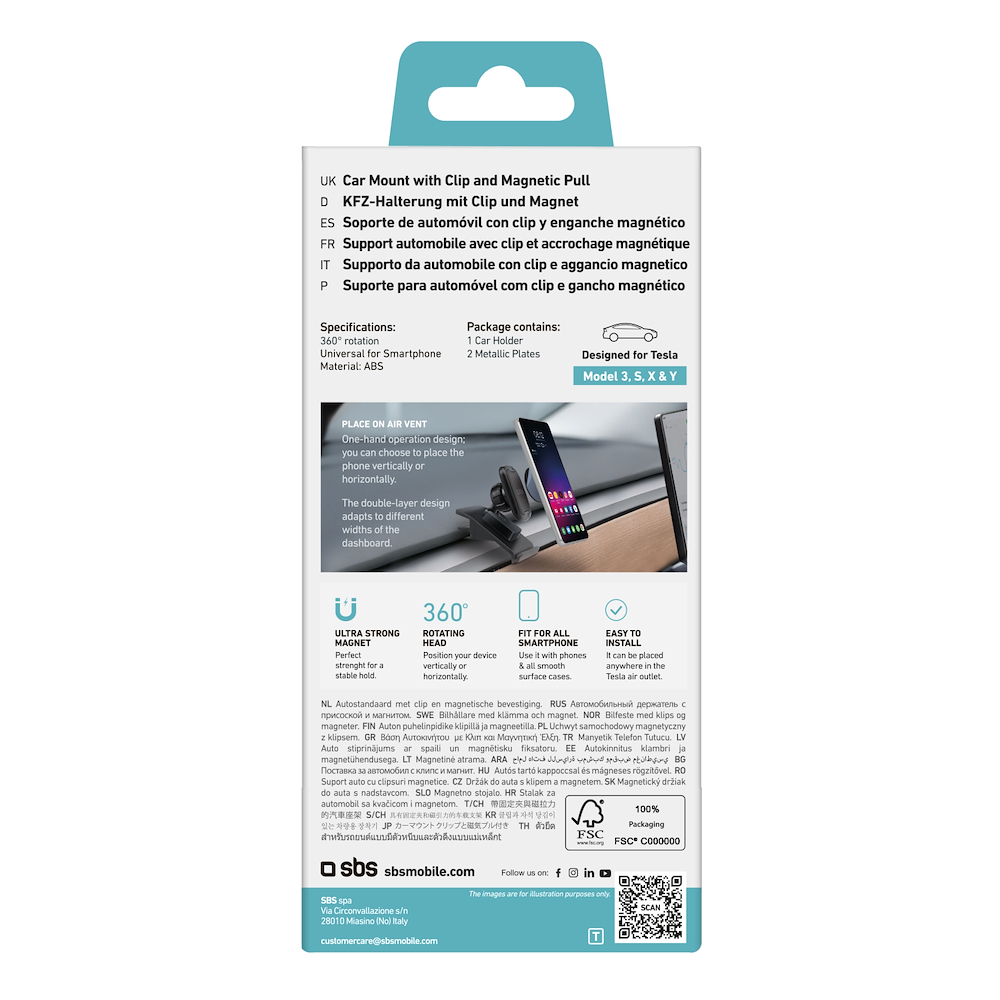 SBS TESUPTESLA - Auto Halter für Smartphone Tesla