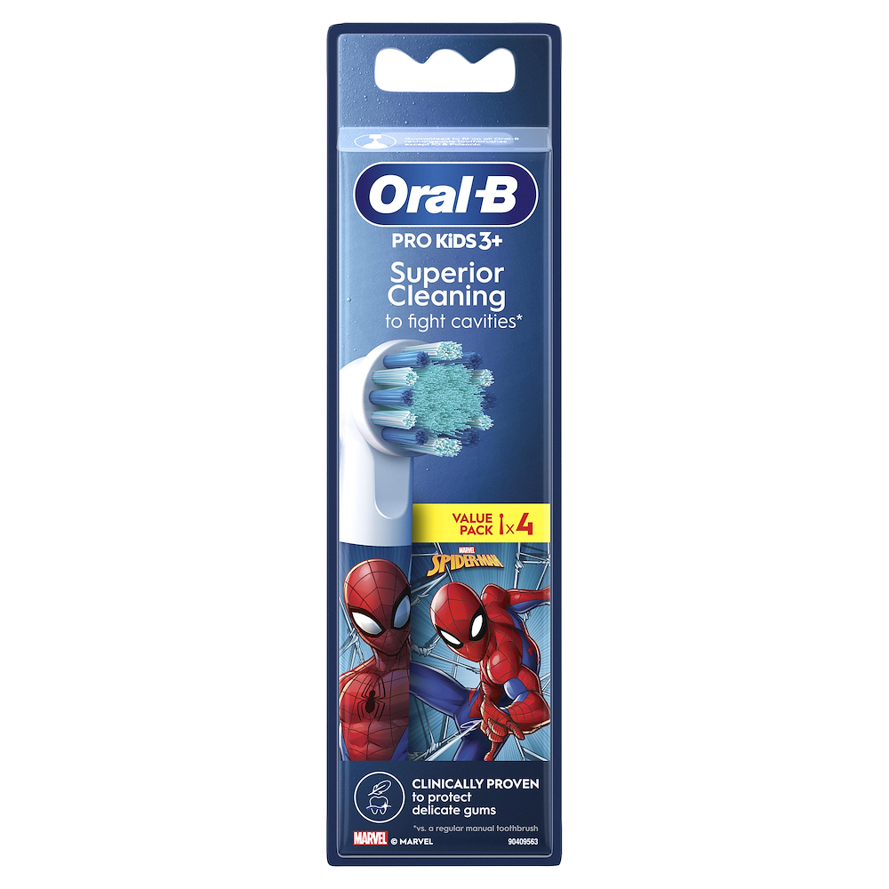 ORAL-B 80723169 - Pro Kids Aufsteckbürsten Disney Spiderman
