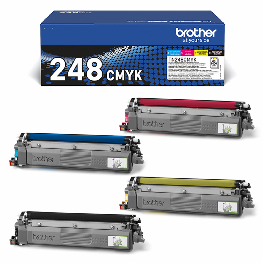 BROTHER TN248VAL - Toner Multipack Schwarz/Gelb/Cyan/Magenta