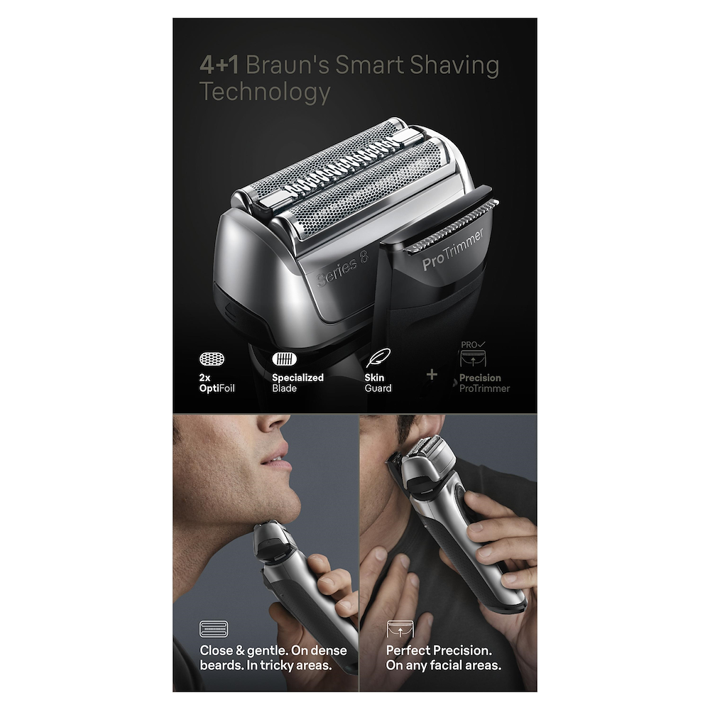 BRAUN 8517S - Braun Series 8 Elektrischer Rasierer