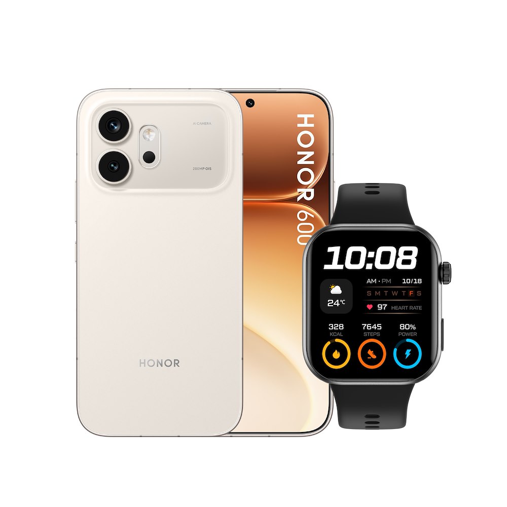 HONOR 6008512GBGOLDPIUCHOICEWATCH2 - 5G Smartphone mit Uhr