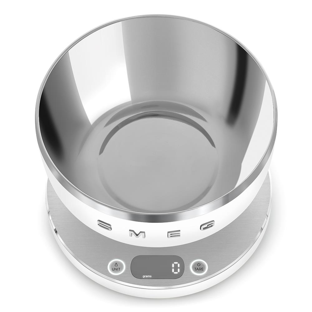 SMEG KSC01WHMWW - Bilancia da Cucina Digitale 5KG