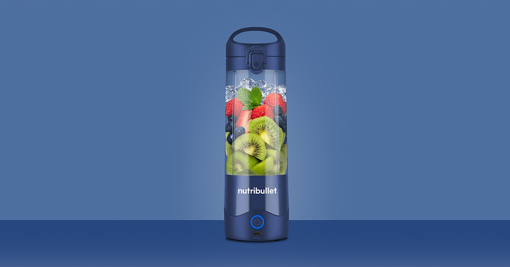 NUTRIBULLET NBP003NBL - Frullatore Portatile Nutribullet 475ML Blu NUTRIBULLET NBP003NBL - Frullatore Portatile Nutribullet 475ML Blu