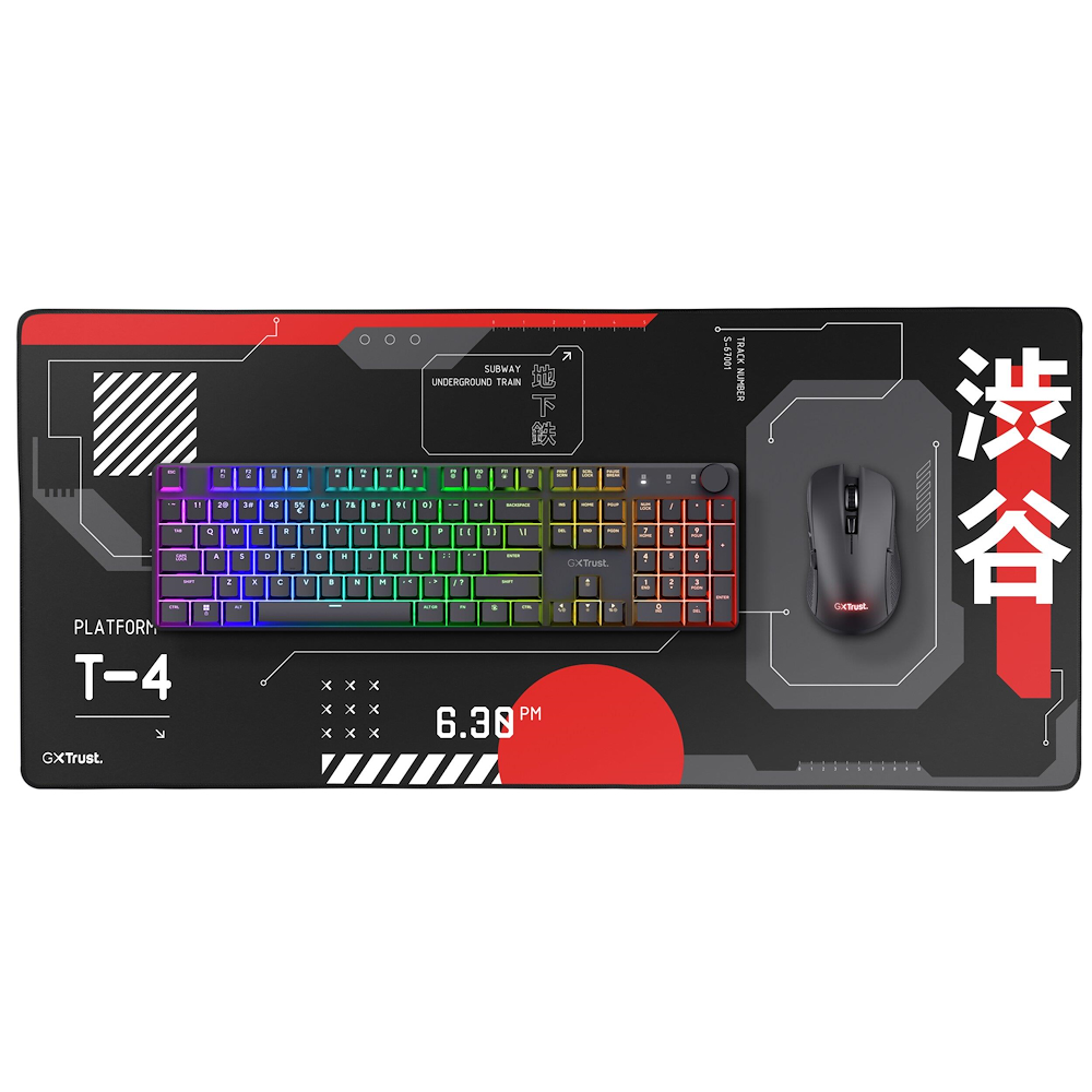 TRUST 25716 - Tappetino per mouse gaming XXL Grigio