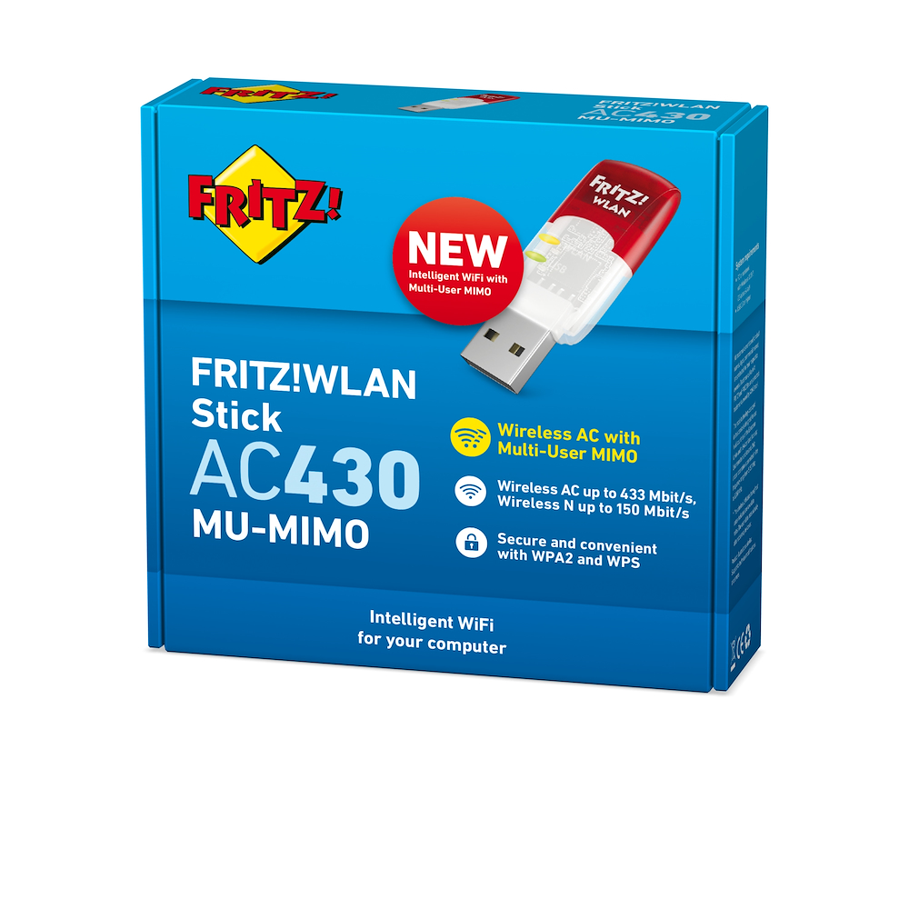 FRITZ! 20002810 - WLAN Stick AC430 mit MU-MIMO Technologie