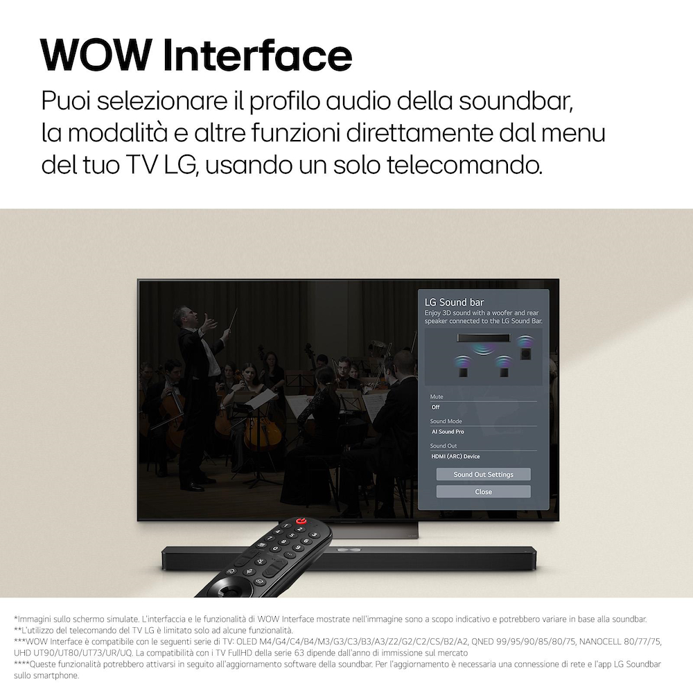 LG S40T - Soundbar  S40T 2.1 canali con subwoofer