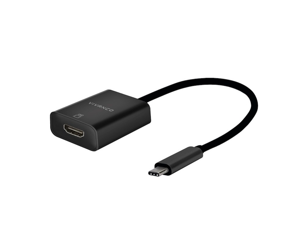 VIVANCO VVITADHDMITCW - Adattatore USB-C a HDMI