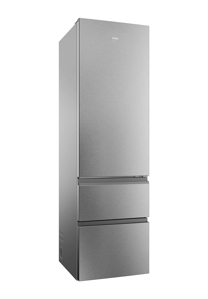 HAIER HTR3620CNMG - Frigorifero Combi Argento 414L