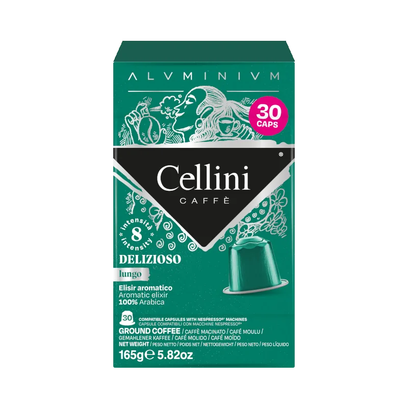 CELLINI 8686304 - Espresso Verde Delizioso Nespresso Kapseln 30 Stk.