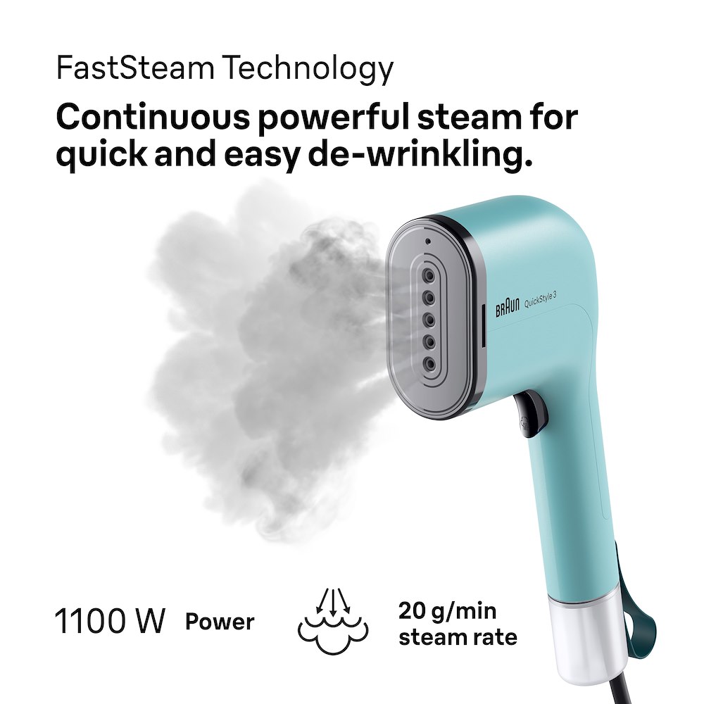 BRAUN GS3013GR - Dampfbügeleisen Vertikal QuickStyle 3