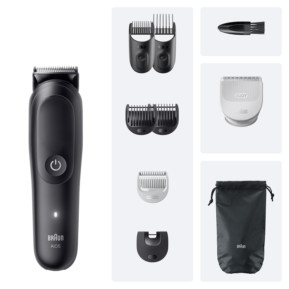 BRAUN AIO5540 - Braun All-in-One Trimmer 9in1 für Körperpflege BRAUN AIO5540 - Braun All-in-One Trimmer 9in1 für Körperpflege