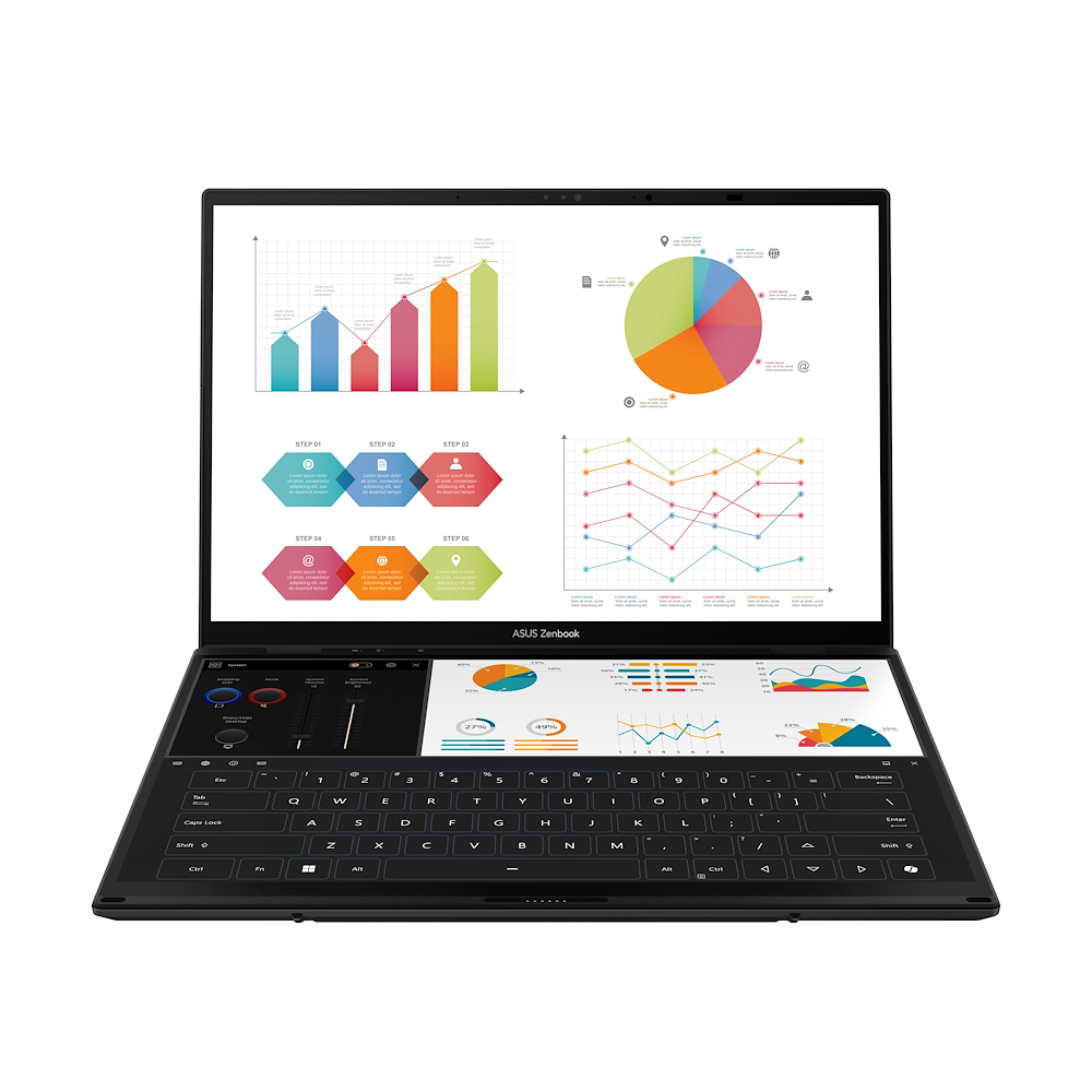 ASUS ZENBOOKDUOUX8406CAPZ089W - Zenbook Duo OLED 32GB 1TB Grau