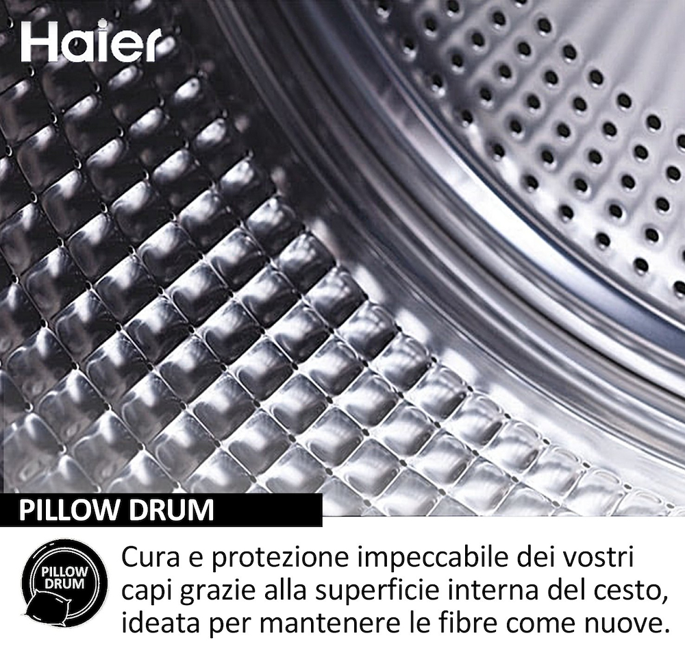 HAIER HW100BP14929AS - Lavatrice Frontale 10kg 1400Giri