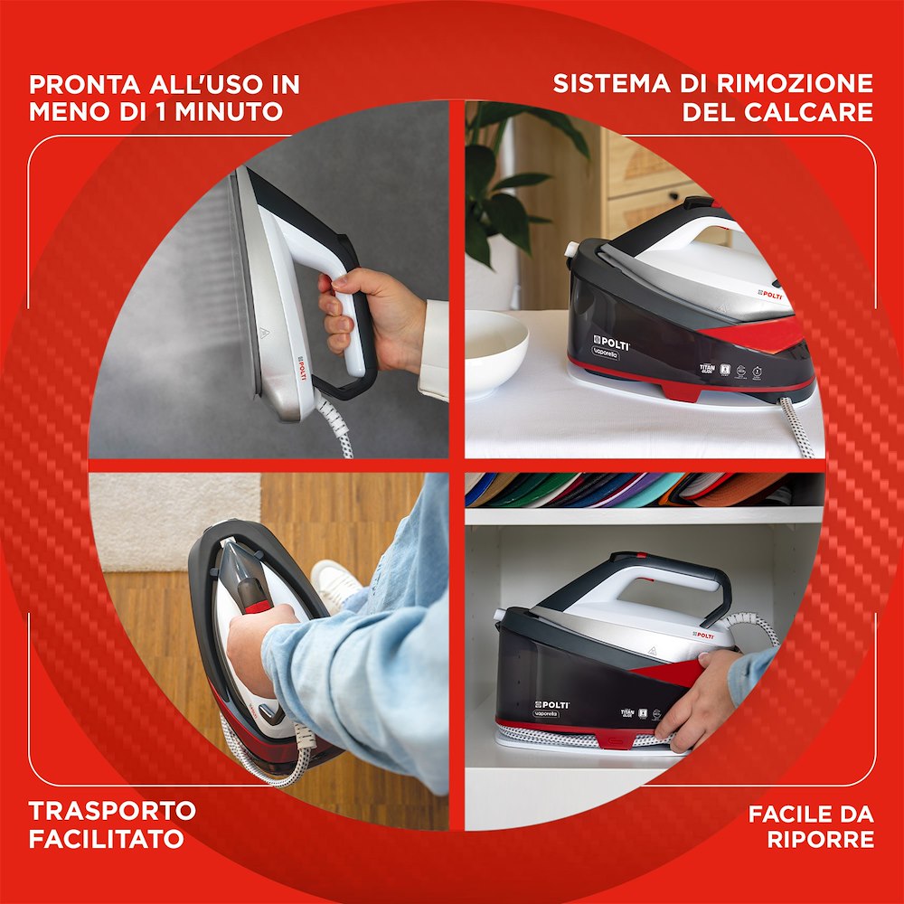 POLTI PLEU0283 - Ferro a vapore Glide
