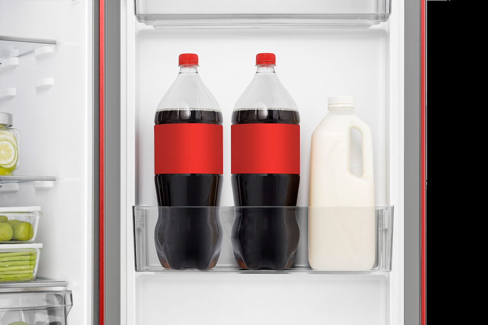 HISENSE RR220D4ERE - Einzel Tür Kühlschrank Rot 150L