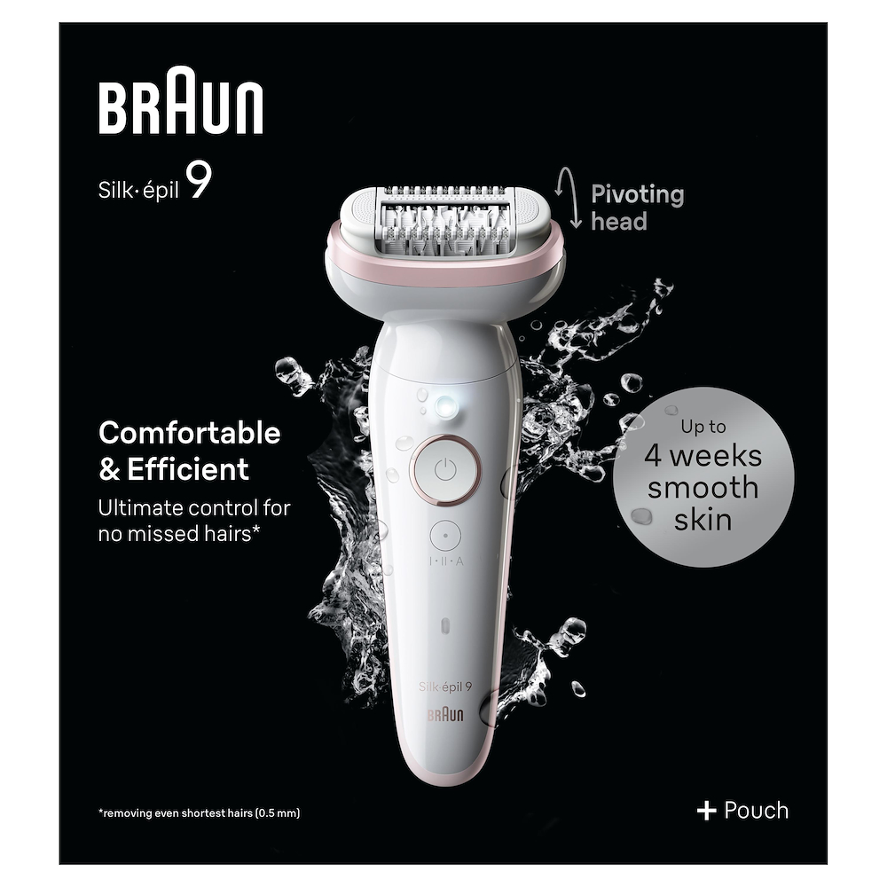 Braun Silk-épil 9 Damenepilator mit flexibler Spitze
